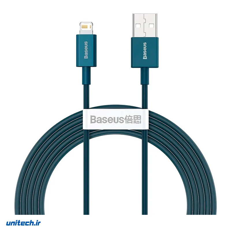 کابل لایتنینگ فست شارژ 2.4 آمپر باسئوس Superior Series CALYS-C طول 2 متر